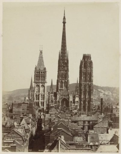 Towers of the cathedral of Rouen