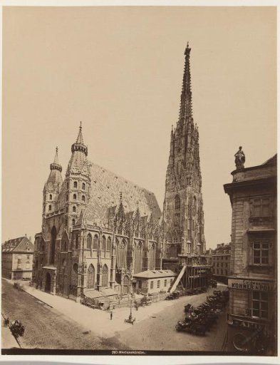 View of St. Stephen's Cathedral in Vienna, Austria