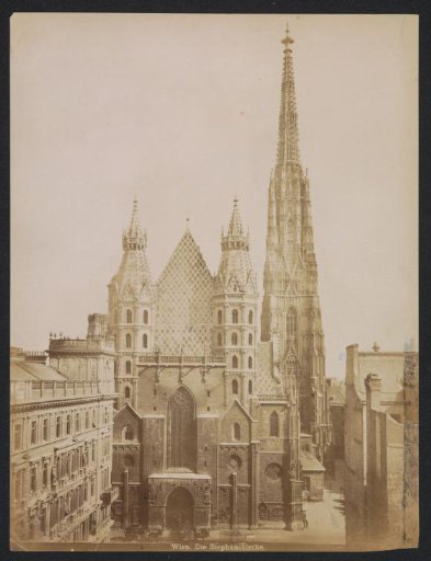 View of St. Stephen's Cathedral in Vienna, Austria