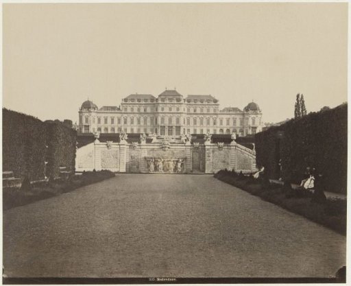View of Belvédère Palace
