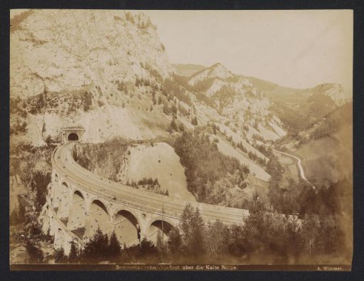 Viaduct of the Semmering Railway over the Kalte Rinne, Austria