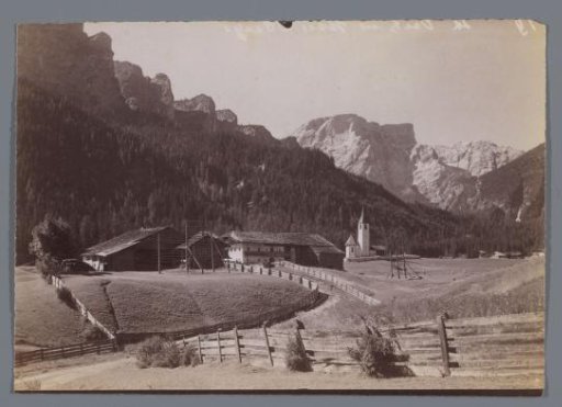 Village view in the Pustertal, Italy