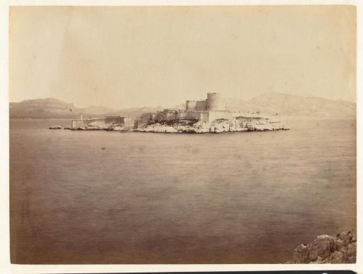 View of the Château d'If, near Marseille