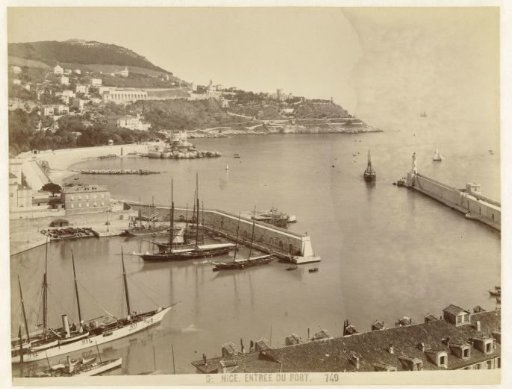 View of the harbour of Nice