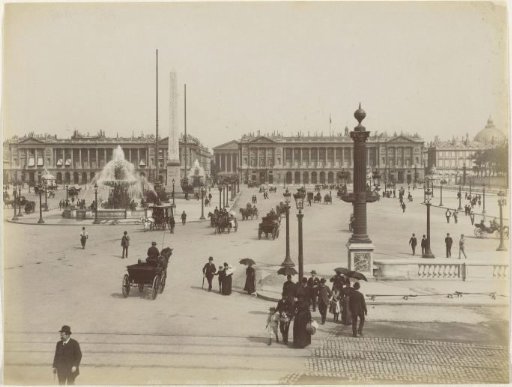 View of the Place de la Concorde in Paris