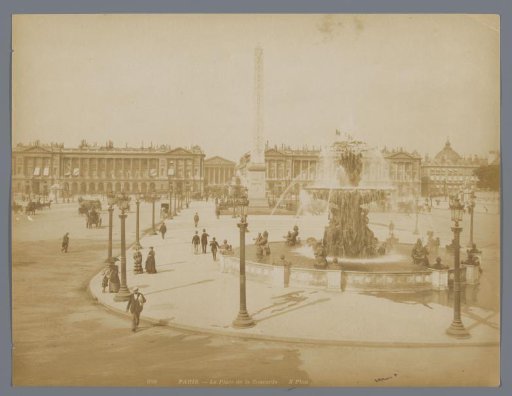View of the Place de la Concorde in Paris