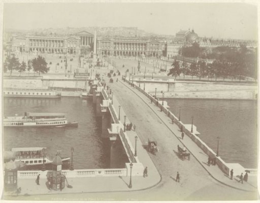 View of the Seine and the Place de la Concorde, Paris
