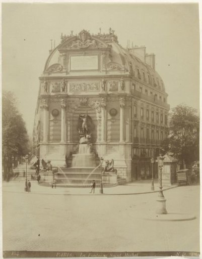 Fountain on the Place Saint-Michel, Paris