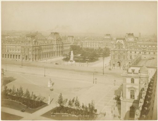 View of the Louvre in Paris