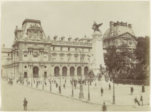 Monument to Gambetta on the Place du Carrousel in the Tuileries, Paris