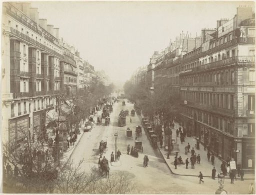 Boulevard Montmartre in Paris