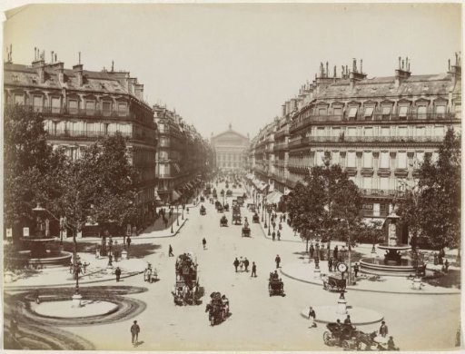 View of the Avenue de l'Opéra, Paris