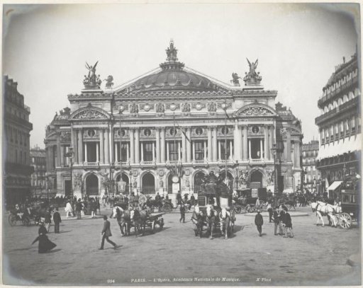 Facade of the Opéra Garnier, Paris