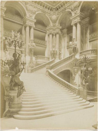 Staircase in the Opéra Garnier in Paris