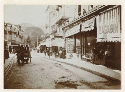 Street view in Lourdes