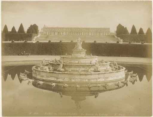 Latona Pond in the gardens of Versailles
