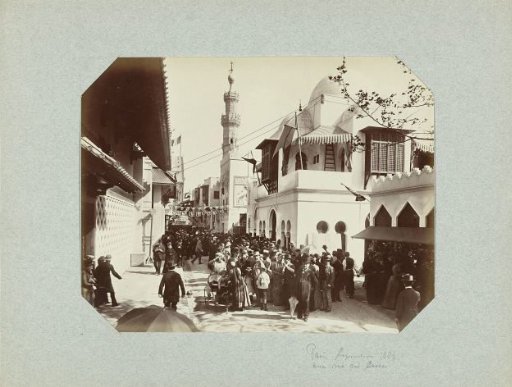 Rue de Caire during the World Exhibition of 1889 in Paris