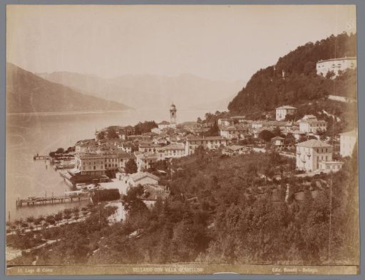 View of Bellagio and Villa Serbelloni on Lake Como