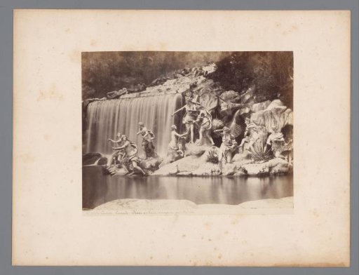 Fountain of Diana and Actaeon in the gardens of the palace of Caserta, Italy