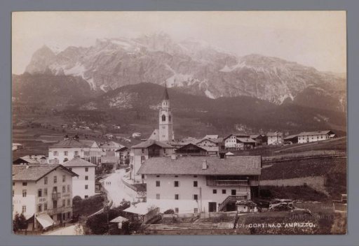 View of Cortina d'Ampezzo