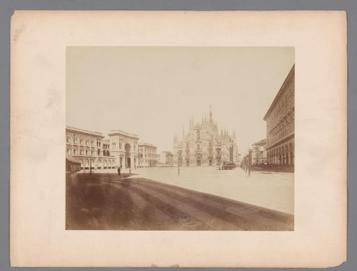 View of the Cathedral of Milan and the Galleria Vittorio Emanuele