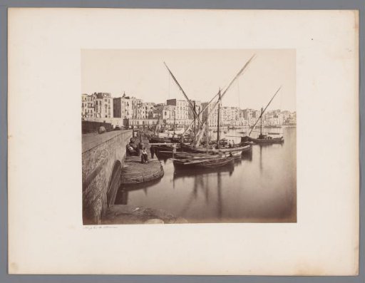 Harbour view in Naples, Italy