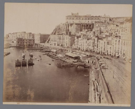 View of Santa Lucia in Naples, Italy