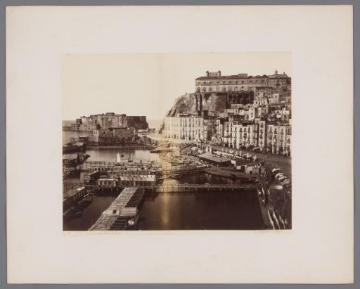 View of Santa Lucia in Naples, Italy