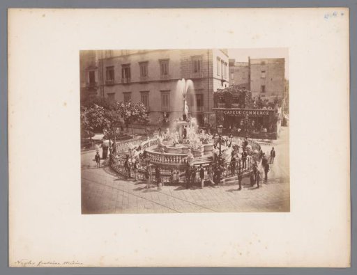 Neptune Fountain in Naples, Italy