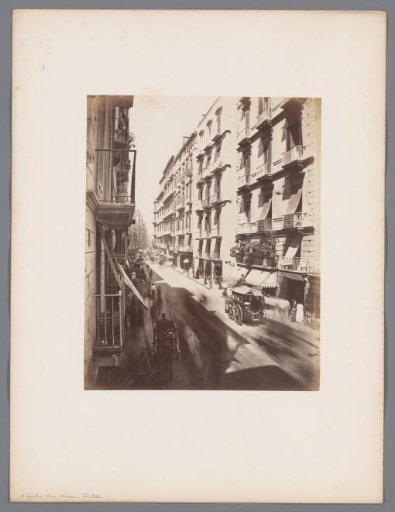View of the Via Toledo in Naples, Italy