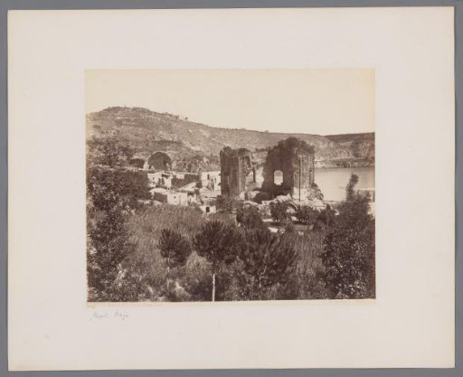 View of Baia and the ruins of the Temple of Venus, Italy