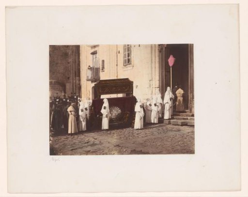 Procession with a coffin