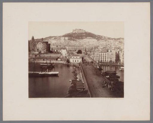 View of Naples and the Castle of Sant'Elmo, Italy
