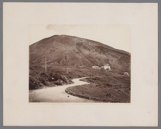 View of the Rack Railway on Vesuvius, Italy