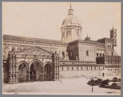 Exterior of the Cathedral of Palermo, Sicily