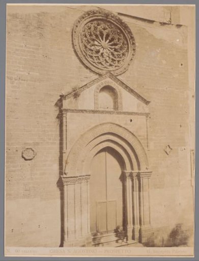 Portal of the Sant'Agostino in Palermo