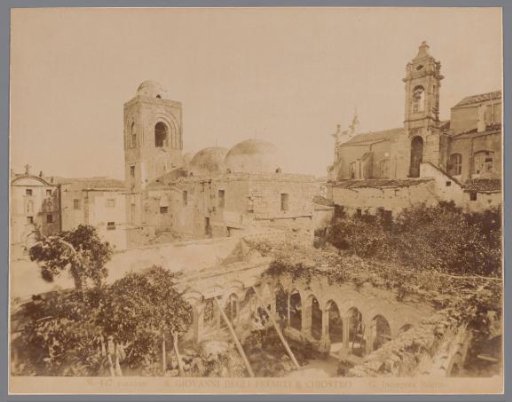 View of the San Giovanni degli Eremiti in Palermo
