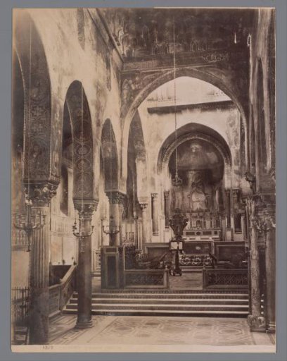 Interior of the Cappella Palatina in Palermo, Sicily