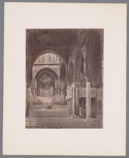 Interior of the cathedral of Palermo, Italy