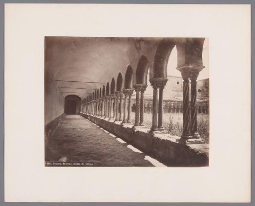 Cloister in the cathedral of Palermo, Italy