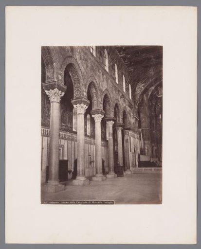 Interior of the cathedral of Palermo, Italy