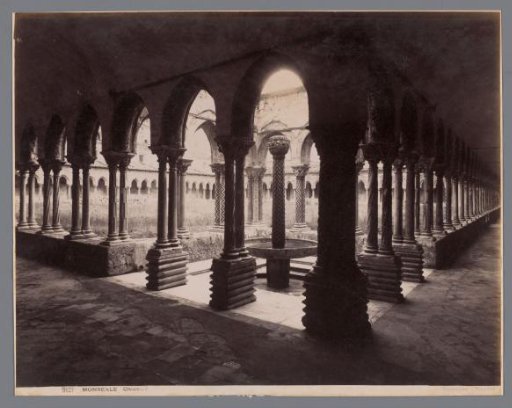 Cloister in the Benedictine monastery of Monreale