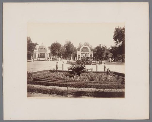 View of the Villa Giulia park in Palermo, Italy