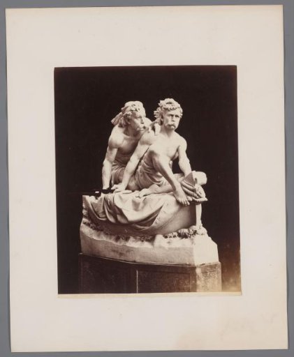 Sculpture by the Fratelli Canaris in Villa Giulia in Palermo, Italy