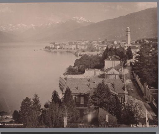 View of Pallanza in Italy