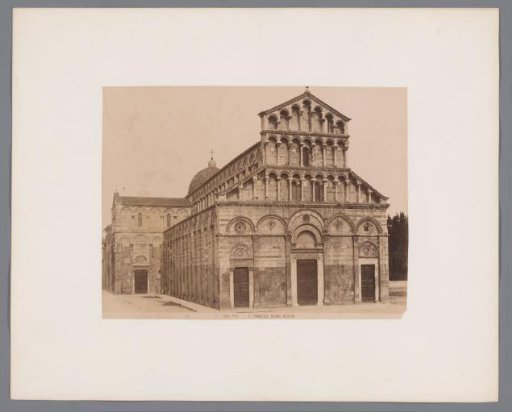 Exterior of the cathedral of Pisa, Italy