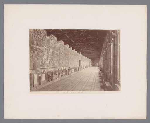 Corridor in the Camposanto at Pisa, Italy
