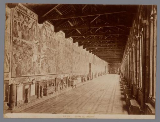 Gallery in the Camposanto at Pisa