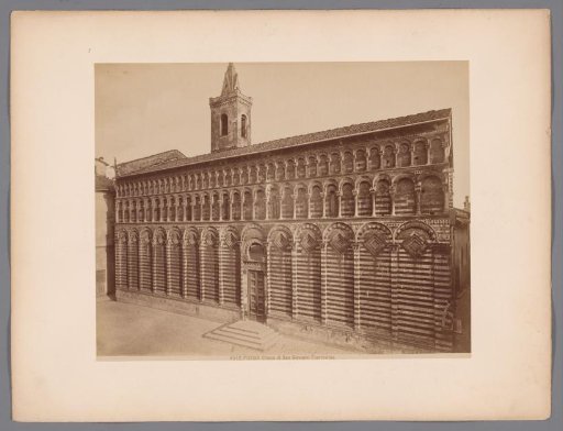 Exterior of the San Giovanni Fuoricivitas at Pistoia