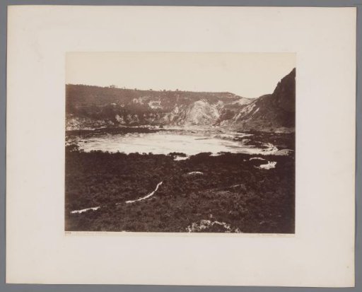 View of the crater of Pozzuoli, Italy